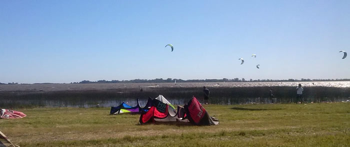 kitesurf en laguna chascomus